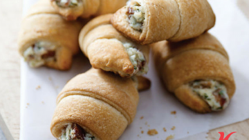 Savory dip meets crescent roll for a whole new take on hot appetizers.
