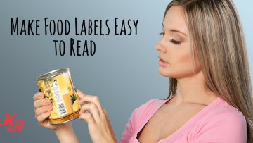 Reading food labels
