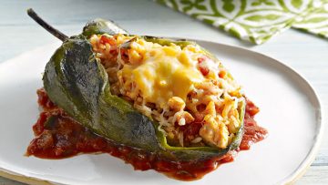 Stuffed Poblano Peppers (Chiles Rellenos)