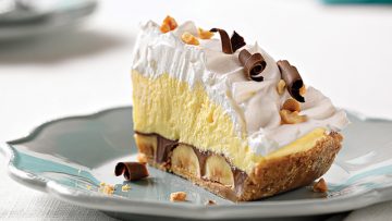 Peanut Butter-Chocolate Banana Cream Pie