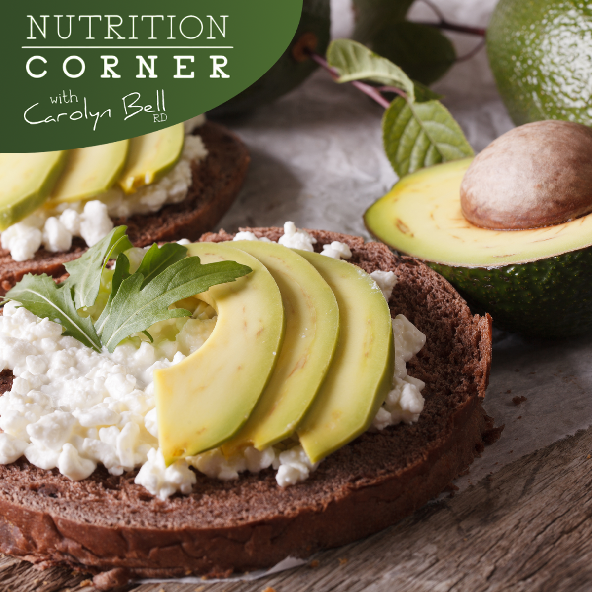 Breakfast Toast With Cottage Cheese And Avocado Market Basket