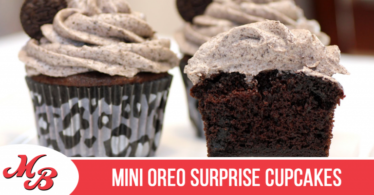 Mini OREO Surprise Cupcakes
