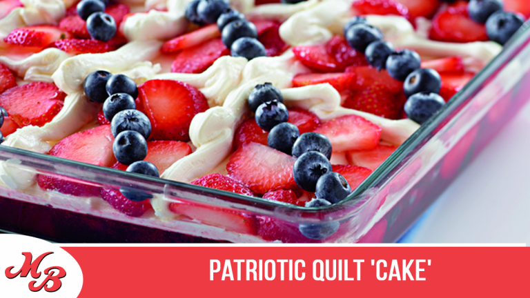Patriotic Quilt 'Cake'