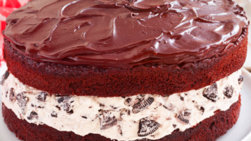 Chocolate-Covered OREO Cookie Cake ig