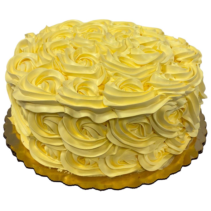 Classic Lemon Rose Cake
